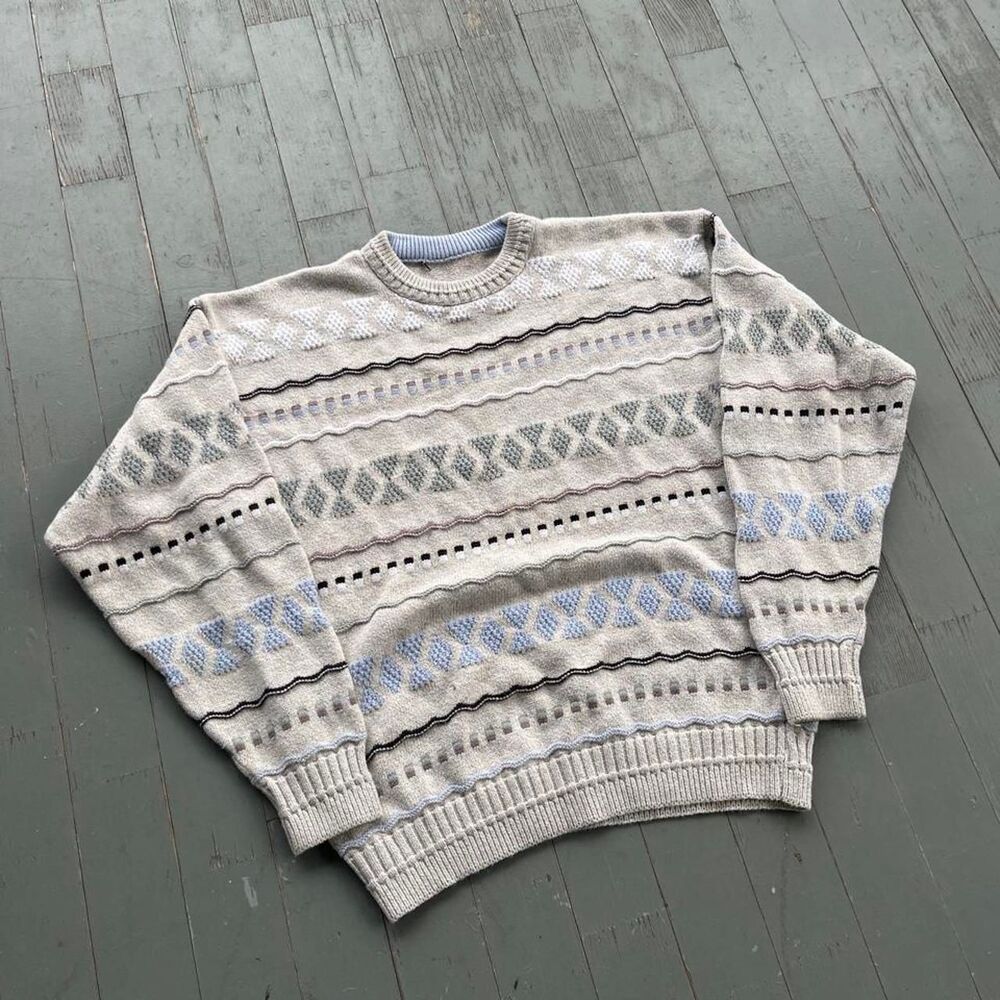 Vintage 90s Old Money Y2K Heavyweight Sweater